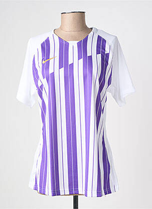 Tricou imprimeu fantezie mâneci scurte alb NIKE femeie