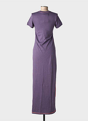 Rochie lungă mâneci scurte mâneci scurte violet NIKE femeie