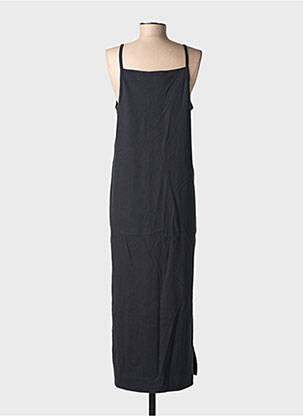 Rochie lungă croială cambrată bretele subțiri negru NIKE femeie