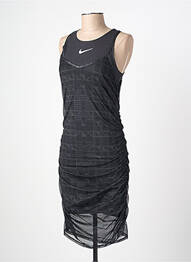 Rochie midi imprimeu fantezie fără mâneci negru NIKE femeie
