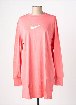 Rochie scurtă mâneci lungi mâneci lungi roz NIKE femeie