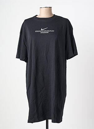 Rochie scurtă mâneci scurte mâneci scurte negru NIKE femeie