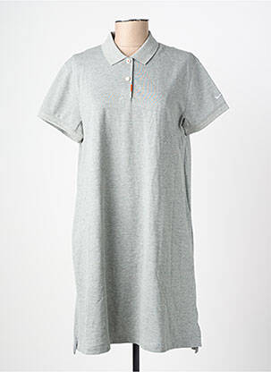 Rochie scurtă mâneci scurte mâneci scurte gri NIKE femeie