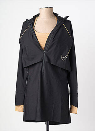Rochie scurtă mâneci lungi mâneci lungi negru NIKE femeie