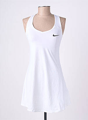 Rochie scurtă fără mâneci fără mâneci alb NIKE femeie