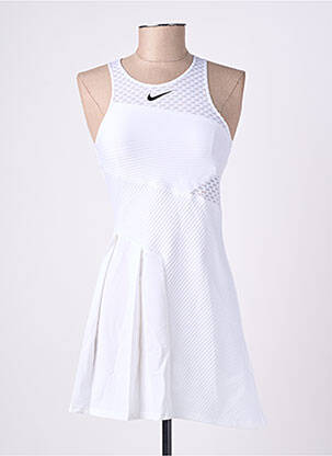 Rochie scurtă fără mâneci fără mâneci alb NIKE femeie