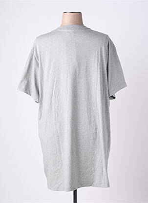 Tricou croială dreaptă mâneci scurte gri NIKE femeie