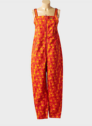 Salopetă-pantalon bretele subțiri bretele subțiri portocalie NIKE femeie