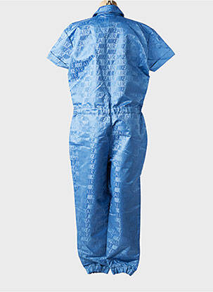 Salopetă-pantalon guler de bluză mâneci scurte albastru NIKE femeie