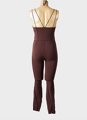 Salopetă-pantalon bretele subțiri bretele subțiri maro NIKE femeie