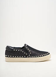 Slip-on-uri vârf rotund toc plat până la 3 cm negru ASH femeie