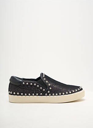 Slip-on-uri vârf rotund toc plat până la 3 cm negru ASH femeie