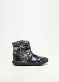 Botine/ghete vârf rotund vârf rotund argintiu NOËL fată