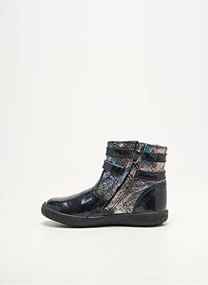 Botine/ghete vârf rotund vârf rotund argintiu NOËL fată
