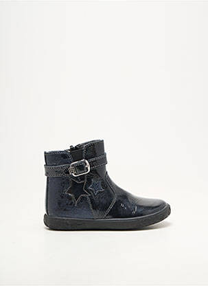Botine/ghete branț detașabil vârf rotund negru NOËL fată