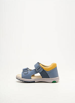 Sandale/pantofi decupați material neted albastru KICKERS băiat