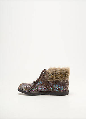 Botine/ghete chiquet chiquet argintiu LITTLE MARY fată
