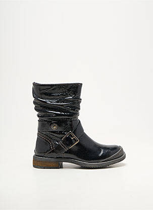 Botine/ghete chiquet chiquet negru STONES AND BONES fată
