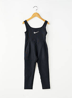 Salopetă-pantalon fără mâneci fără mâneci negru NIKE fată