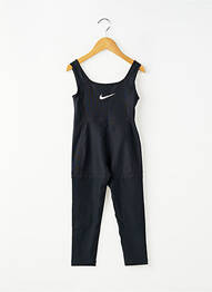 Salopetă-pantalon guler rotund fără mâneci negru NIKE fată