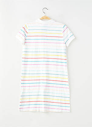 Rochie midi serigrafie mâneci scurte alb NIKE fată
