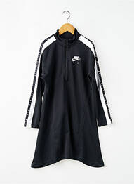 Rochie midi mâneci lungi negru NIKE fată