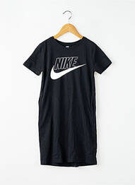 Rochie midi mâneci scurte mâneci scurte negru NIKE fată