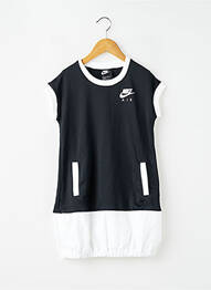 Rochie midi mâneci scurte mâneci scurte negru NIKE fată