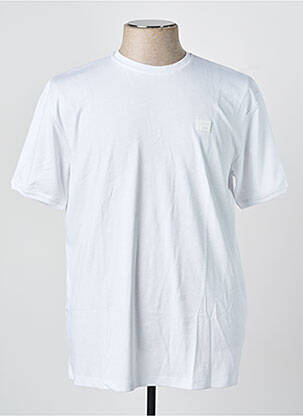 Tricou elasticitate mâneci scurte alb CAMBERABERO bărbat