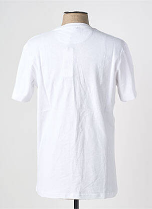 Tricou broderie mâneci scurte alb CAMBERABERO bărbat