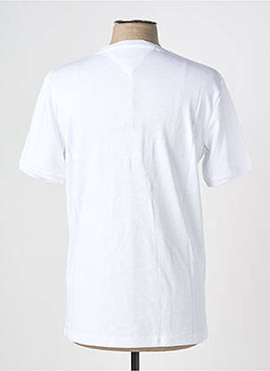 Tricou croială dreaptă mâneci scurte alb CAMBERABERO bărbat