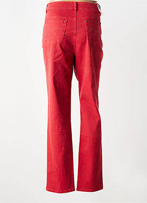 Pantalon slim buzunare roșu MONIKA femeie