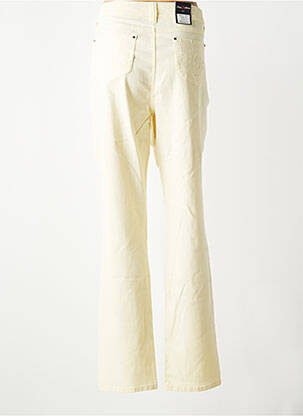 Pantalon slim buzunare galben MONIKA femeie