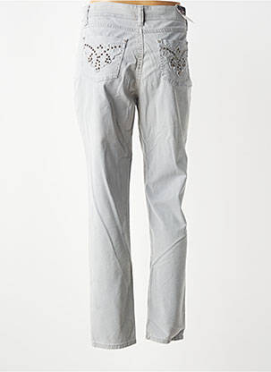 Pantalon slim buzunare gri ANNA MONTANA femeie