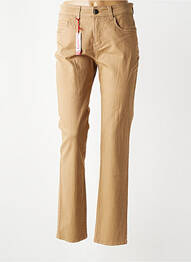 Pantalon slim buzunare bej ANNA MONTANA femeie
