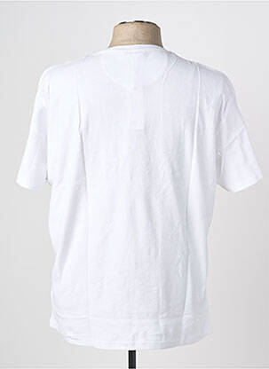 Tricou broderie mâneci scurte alb CAMBERABERO bărbat