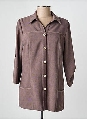 Jachete casual croială dreaptă maro GUY DUBOUIS femeie