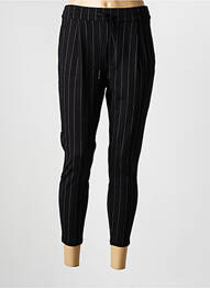 Pantalon 7/8 țesătură poplin mărime normală negru VERO MODA femeie