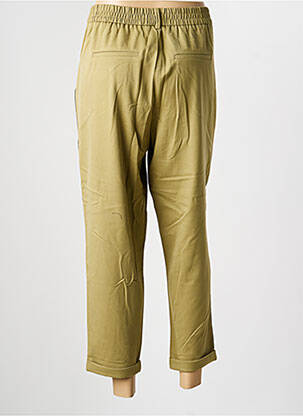 Pantalon 7/8 țesătură poplin mărime normală verde VERO MODA femeie