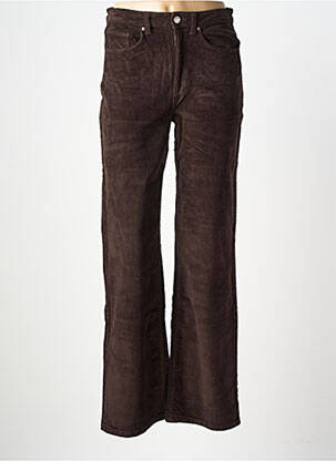 Pantalon drept elasticitate mărime normală maro VERO MODA femeie
