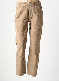 Pantalon drept elasticitate mărime normală maro VERO MODA femeie