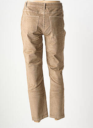 Pantalon drept elasticitate mărime normală maro VERO MODA femeie