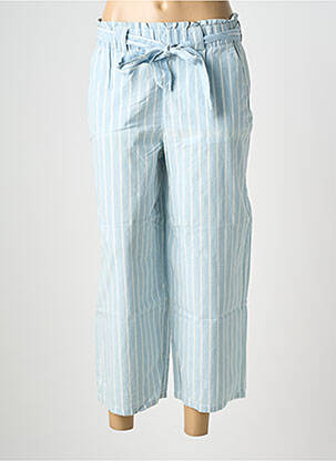 Pantalon 7/8 talie elastică mărime normală albastru VERO MODA femeie