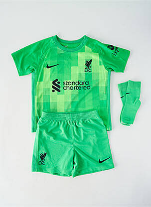 Set șort serigrafie flockată verde NIKE băiat