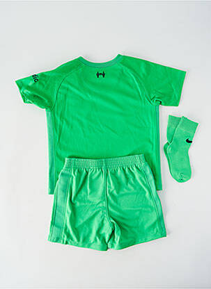 Set șort serigrafie flockată verde NIKE băiat