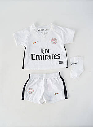 Set șort serigrafie flockată alb NIKE băiat