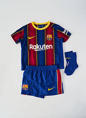 Set șort serigrafie flockată albastru NIKE băiat