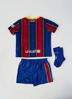 Set șort serigrafie flockată albastru NIKE băiat