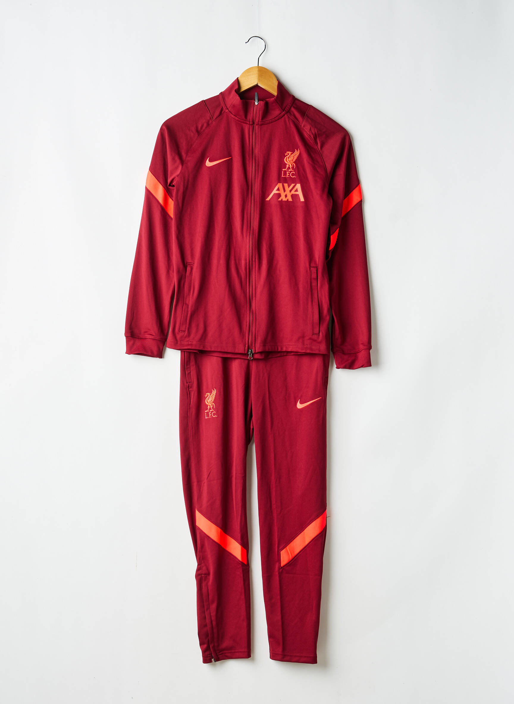 Set sportiv tip de jachetă roșu NIKE băiat