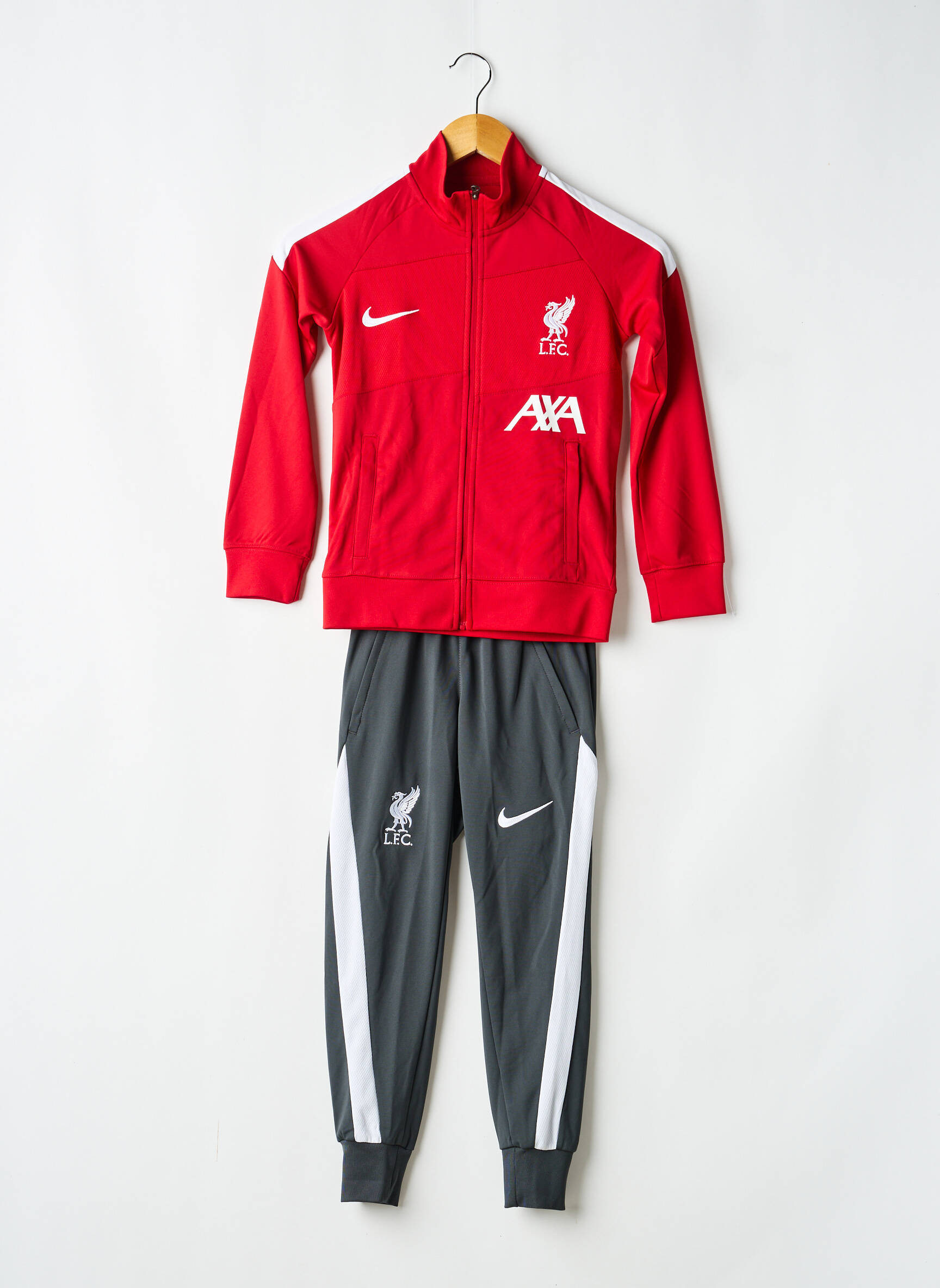 Set sportiv tip de jachetă roșu NIKE băiat